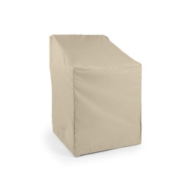 Covermates Outdoor Chair Cover - Water Resistant Polyester, Drawcord Hem, Mesh Vents, Seating and Chair Covers, 36W x 35D x 32H, Khaki