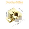 sourcing map 12Pcs Cabinet Latch Double Roller Catch, Lock Stop