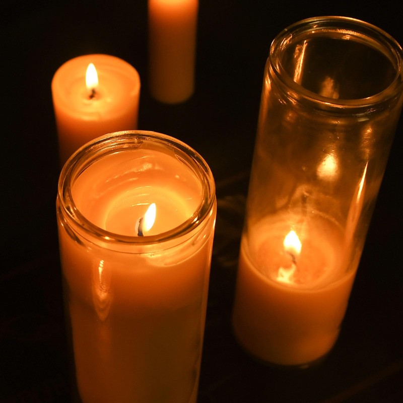 7 Day Beeswax Devotional Prayer Candle