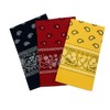 Sosun Bandana, 100% Cotton Paisley Scarf, Headwear, Face Mask, for