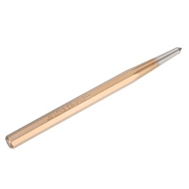 M METERXITY Center Punch 5mm Shank Point, 10x150mm Alloy Steel Center Punch Tool, Impact Resistant Metal Punch Center for Mark/Drilling/Punching/Scribing/Locator/Starting Nail [Golden]