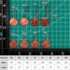 Dr.Fish 100 Pack Aberdeen Hooks Red Fishing Hooks Offset Extra