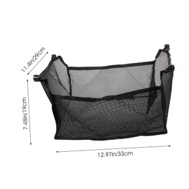 Operitacx Hanging Storage Pockets Netting Storage Bag Camp Mesh Sundries Organizer Reusable Camping Table Bag