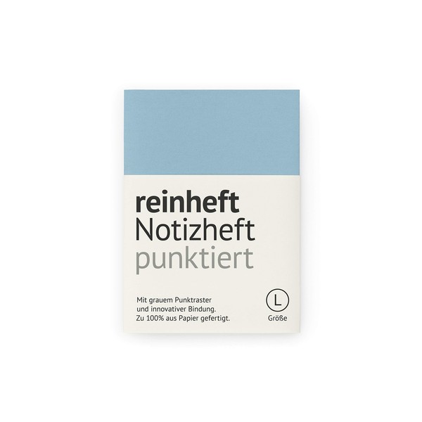 reinheft Notebook with dot grid, flexible soft cover cover and
