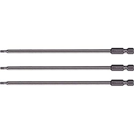 VEGA 4mm Hex Power Bits. Professional Grade Â¼ Inch Hex Shank, Long Length 4mm HEX, 6 Inch Power Bits. 1150H040A-3 (Pack of 3)