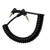 Seadream Coiled 2.5mm to 3.5mm Audio Cable,Double Angled 90 Degree
