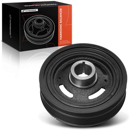 A-Premium Engine Harmonic Balancer Crankshaft Pulley Compatible with Hyundai Sonata 2015-2017/2019, Santa Fe, Santa Fe Sport, Tucson, Veloster & Kia Sorento, Sportage, Stinger, L4 2.0L 2.4L