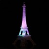 GARASANI 10" Colorful Eiffel Tower Lighting Desk Bedroom Decoration LED