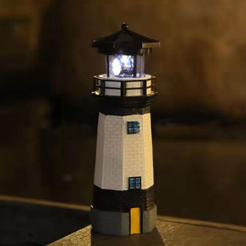 Solar Powered Lighthouse Environmentally Friendly Energy Saving Solar Lighthouse with