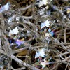 12 X Iridescent Round Glass Christmas Tree Baubles Spheres Ornaments