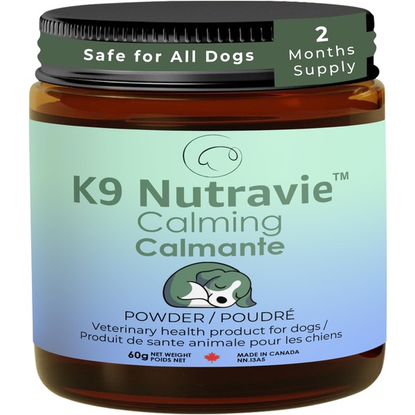 K9 Nutravie Calming Powder for Dogs – Vet‑Formulated Anxiety Relief Supplement