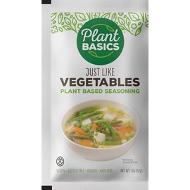 Plant Basics - Plant Based Seasoning, Just Like Vegetables, 2 ounce (Pack of 3), Vegan, Gluten Free, Kosher, Non-GMO