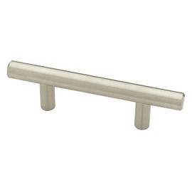 Liberty P01010-SS-C European Steel Bar Style Cabinet Pull Handle, 3"