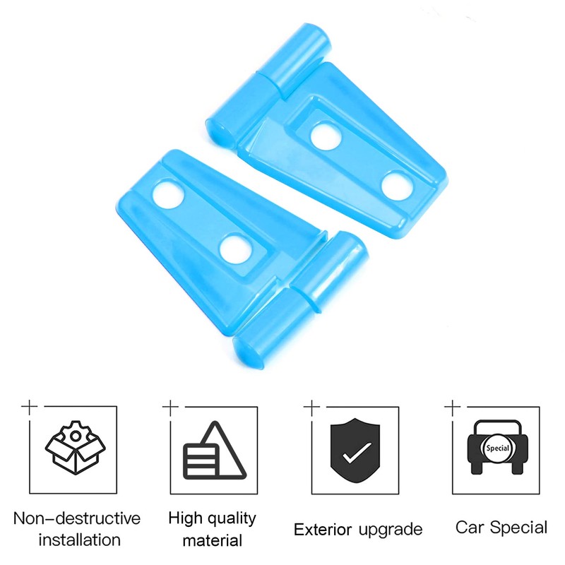 CheroCar for JK Hood Hinge Cover Exterior Decoration Kits Accessories