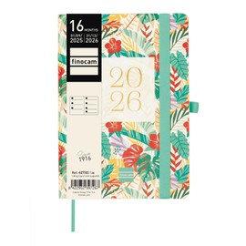 Finocam - Capri Diary 16 Months 2025 2026 Horizontal Week to View September 2025 - December 2026 (16 Months) Urwald International