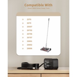 for Bissell 28806 Perfect Sweep Turbo Charging AC Adapter