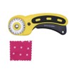 AUTOTOOLHOME 45mm Wavy Rotary Cutter 10pc Pinking Circular Refill Blades