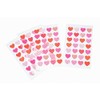 Colorful Heart Shape Stickers – 112 Pieces)