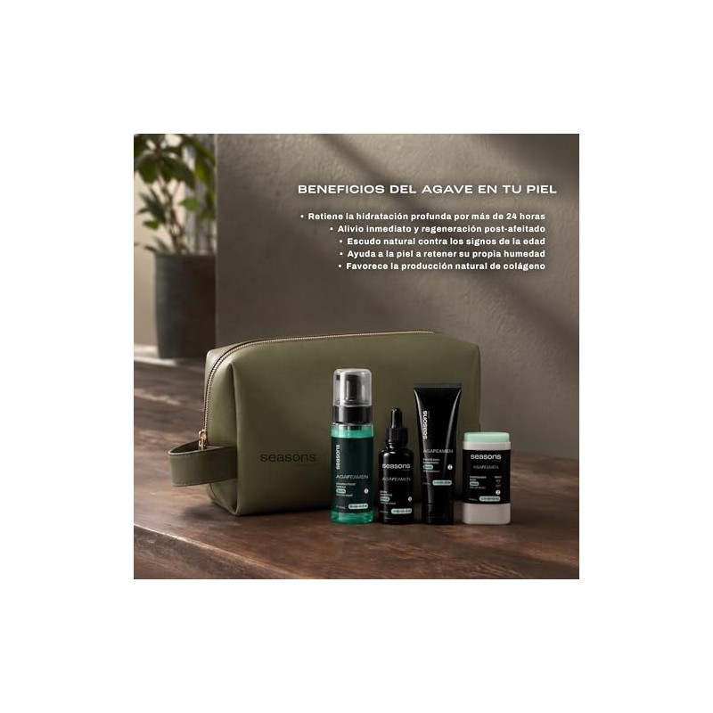 Seasons Kit Agave 4 Men - Rutina Facial Masculina Antiedad