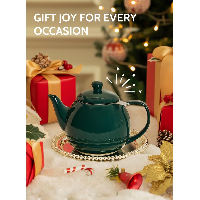 Sweese Teapots for Tea, 27 oz Porcelain Tea pot with