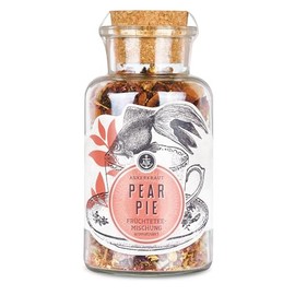 Ankerkraut Pear Pie Fruit Tea Flavoured Loose Infuser Tea with Pear, Pineapple and Mango 150g in Cork Jar