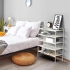 Simple Houseware 5-Tier Shoe Rack Storage Organizer, White