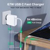 67W USB-C Ladegerät, für Mac Book Air 2020/2019/2018,MacBook Pro 13/14/