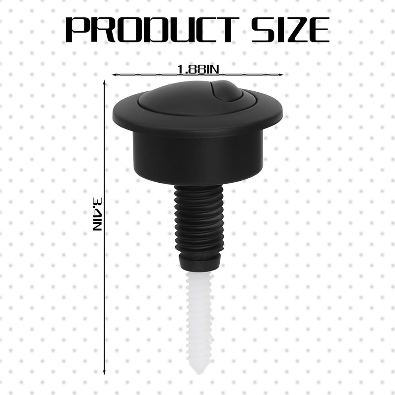 Dual Flush Toilet Push Button, Adjustable Toilet Flusher Button, Toilet