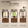 Niuthreee Pill Cutter - 1/4 & 1/2 Pill Splitter for