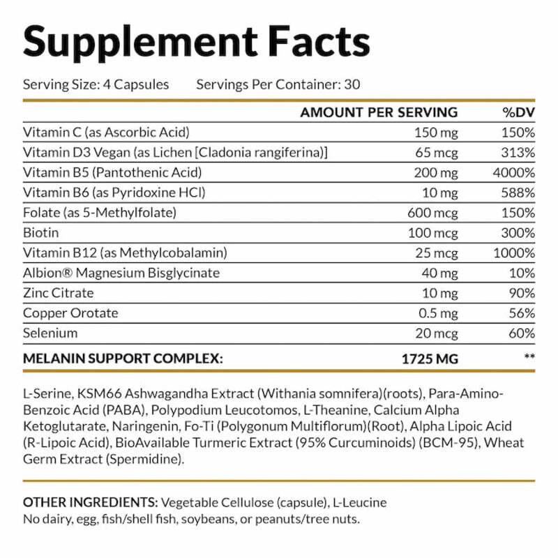 FullyVital Anti-Gray Vitamins with Fo-Ti and Ashwagandha