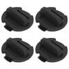 4PCs Black Floor Drain Plug Twist Good Sealing Replacement for