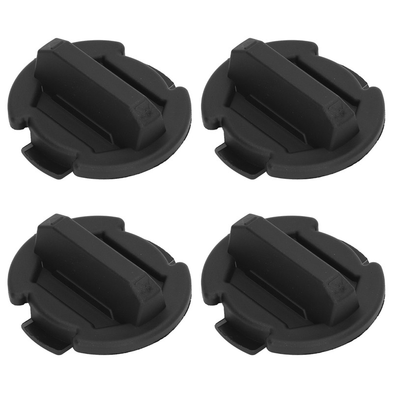 4PCs Black Floor Drain Plug Twist Good Sealing Replacement for