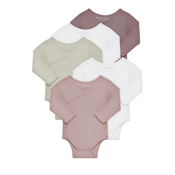Kindsgard Rip Wrap Bodysuit Pack of 5 Short Sleeve -