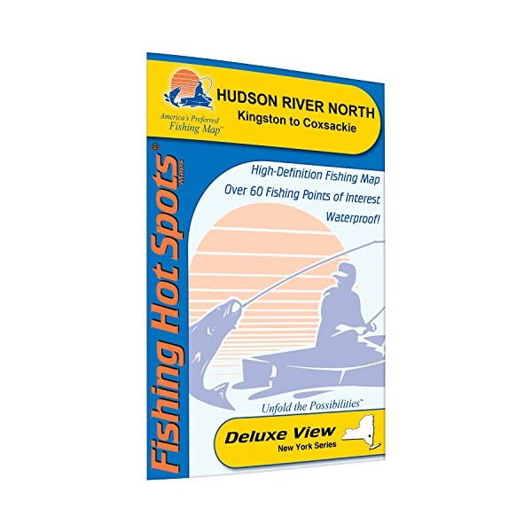 Hudson River-North (Kingston-Coxsackie) Fishing Map