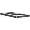 'Gira E2 021233 Cover Frame 2-Gang, Stainless Steel