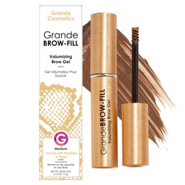 Grande Cosmetics GrandeBROW-FIL Volumizing Brow Gel, Medium, 0.14 fl. oz.