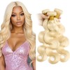 Blonde Bundles Human Hair 613 Body Wave 3 Bundles 22