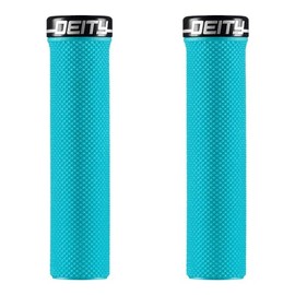 Deity Slimfit Lock-On Mountain Bike Handlebar Grips Turquoise