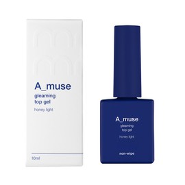 AMUSE Glimming Honey Light Top Gel 10ml Non-wipe Top Gel / 에이뮤즈 글리밍 허니라이트 탑젤 10ml 논와이프 탑젤