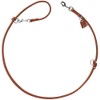 HUNTER Munich Adjustable Dog Lead Round & Soft Cognac Leather