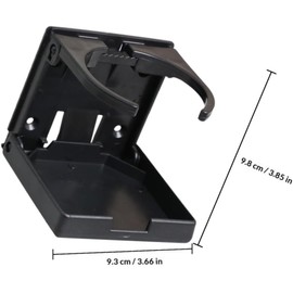 Portavasos Ajustable y Plegable para Automóviles y Vehículos Eléctricos, Soporte Firme para Tazas y Botellas, Instalación Sencilla Tornillos, Color Aleatorio