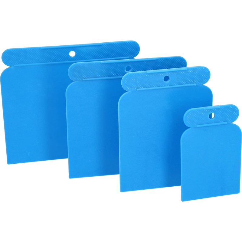 BRILLIANT TOOLS BT101935 Japanese Spatula Set, Plastic, 4-Piece [Powered by