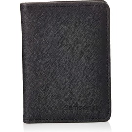 Samsonite portafolios RFID para pasaporte, color negro, talla única, Negro -, Una talla, portafolios de pasaporte RFID