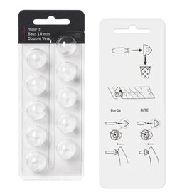 (Double Vent 10mm) Hearing Aid Domes for Oticon Minifit, Oticon Ear Caps Replacements Parts Accessories Domes for Oticon Hearing Aid Supplies Cleaning Kits(20 Pcs)