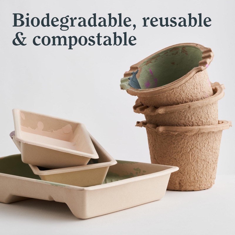 Lick 4 inch Paint Tray – Biodegradable Pulp Paint Roller