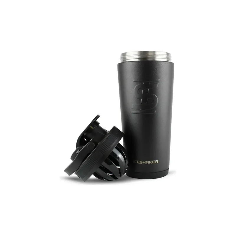Termo Iceshaker - Shaker Para Proteína Negro 768ml