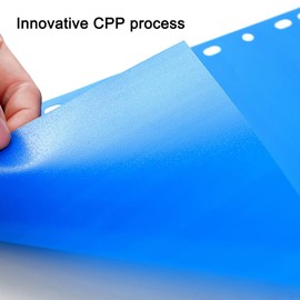 Parthan A4 File Dividers, 5 Pack 12 Part Folder Dividers, Assorted Color A4 Dividers for Ring Binders, Dividers for Lever Arch Files, A4 Binder Dividers for Office and School,A to Z File Divider