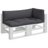 Casafoyer Pallet Cushions 3 pcs Gray Polyester