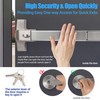 304 Stainless Steel Panic Bars for Emergency Exit Doors -