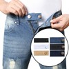 Denim Waist Extenders for Men and Women(6 Pack), Adjustable Waistband